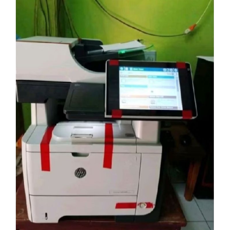 hp LaserJet enterprise 500 mfp m525 scan copy F4 dikaca&cetak bulak balik otomatis