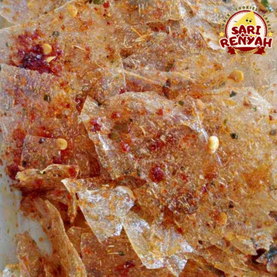 

Keripik Kaca Pedas Gurih Daun Jeruk / Kripca 125 Gram - Sari Renyah