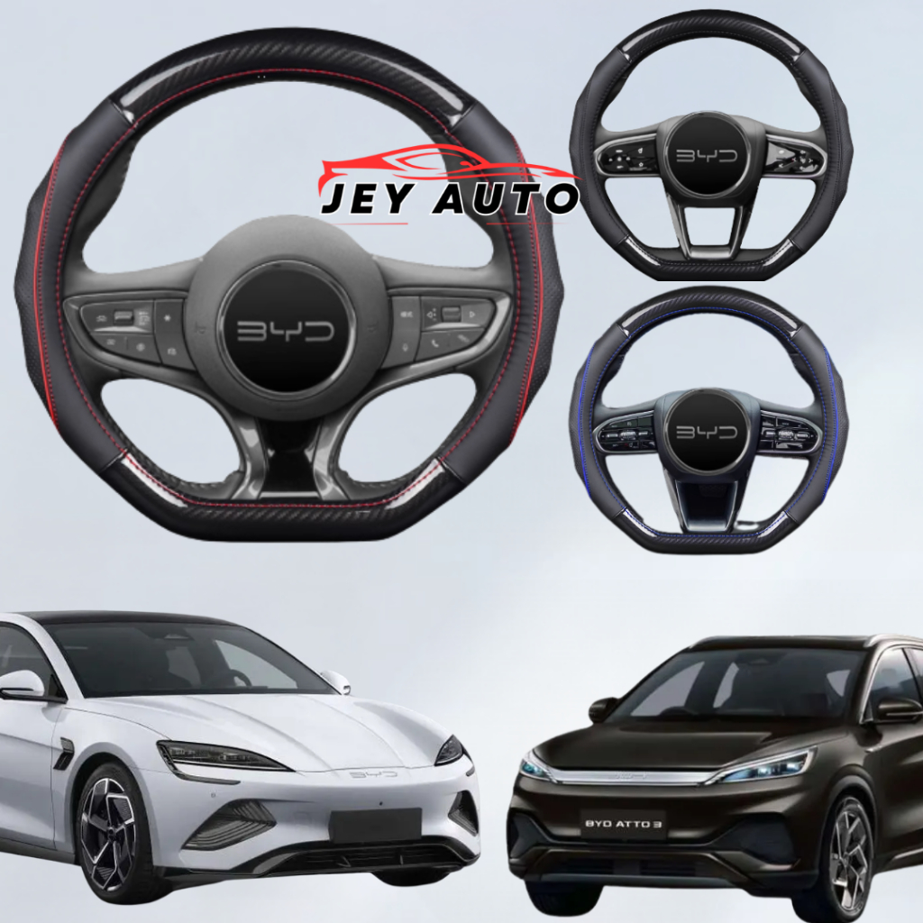 Sarung Stir BYD Seal / Cover Stir BYD ATTO 3/ Sarung stir BYD Dolphin / BYD M6