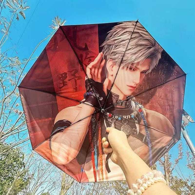 {OTU} Payung Lipat Anime / Payung Lipat Love And Deepspace Umbrella Payung  Rafayel Zayne Sylus Payu