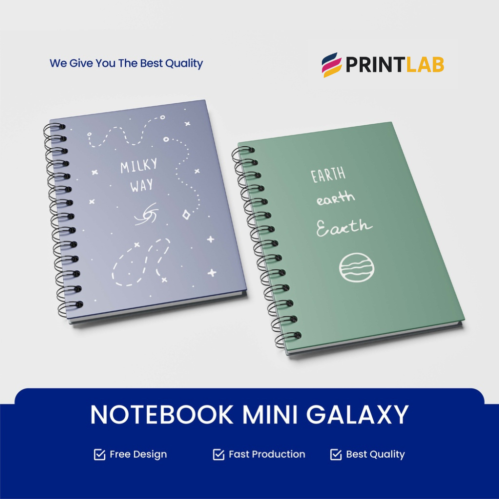 

Print Lab - Notebook Mini A7 Edisi Galaxy Lucu Unik / Buku Catatan Ring / Buku Tulis Ring - REMBO PRINTING