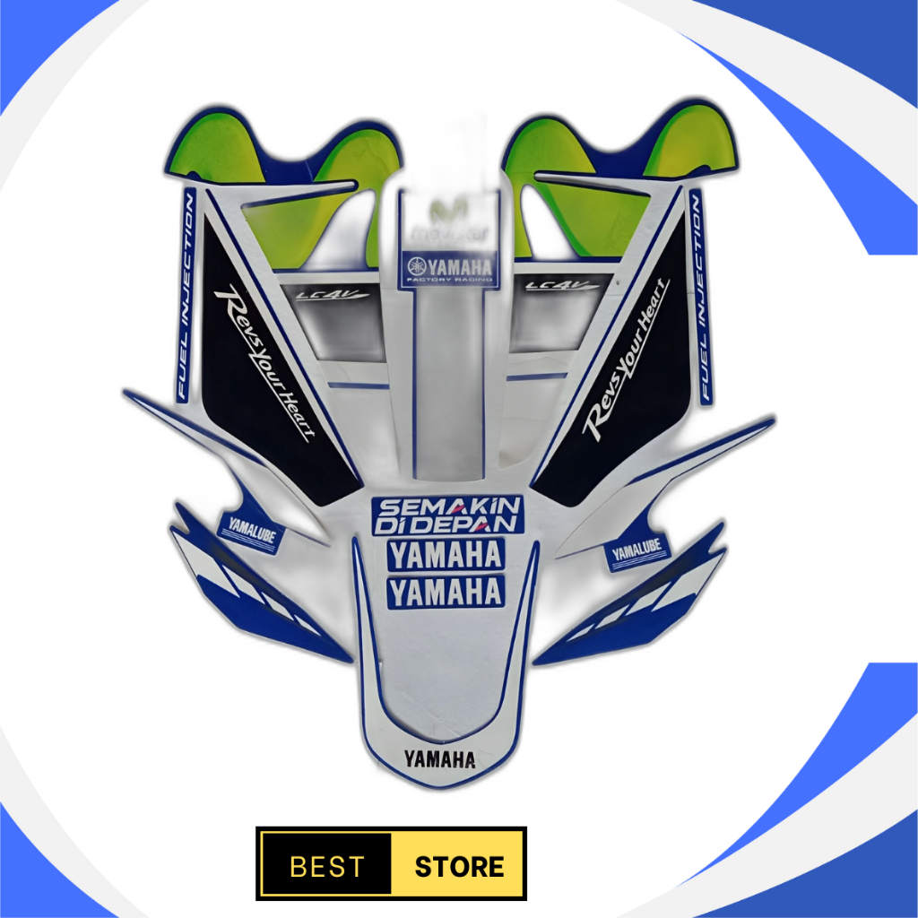 Stiker Striping Yamaha Vixion Movistar 2015 - List Stiker Standar Vixion Movistar 2015 - Striping St