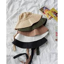 topi wide bucket / bucket jumbo / bucket wanita tali panjang
