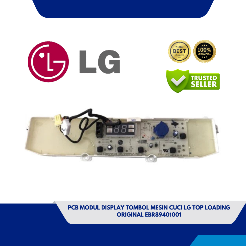 PCB MODUL DISPLAY TOMBOL MESIN CUCI LG TOP LOADING T2107VSPCK T2108VSPCK T2175VSPCK T2185VSPCK ORIGI