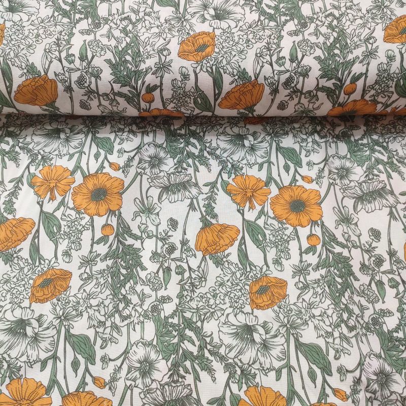 KATUN RAYON MOTIF BUNGA BAHAN KEMEJA,TUNIK,BLOUSE,ATASAN,BAJU SANTAI,DRESS,GAMIS,PIYAMA,KAIN KATUN R