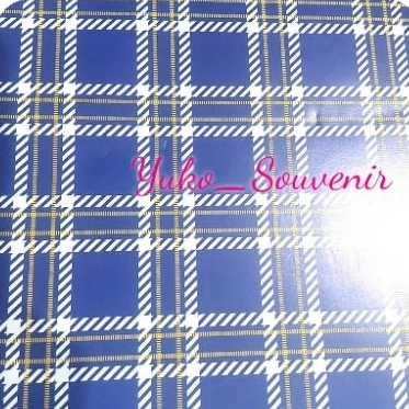 Kertas Kado Kotak Kotak Biru Kertas Kado Dewasa Kertas Kado Tebal Kertas Kado Glossy Kertas Sampul B
