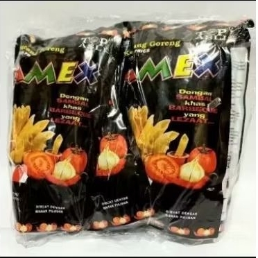 

1 dus AMEX SNACK KENTANG SAOS eceran 2000| isi 20 pcs,1 PACK 5 PCS