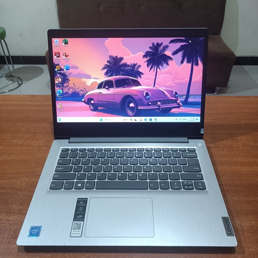 LENOVO IP SLIM 3 / INTEL N4020 / RAM 4GB / 256GB SSD / WINDOWS 11 MURAH