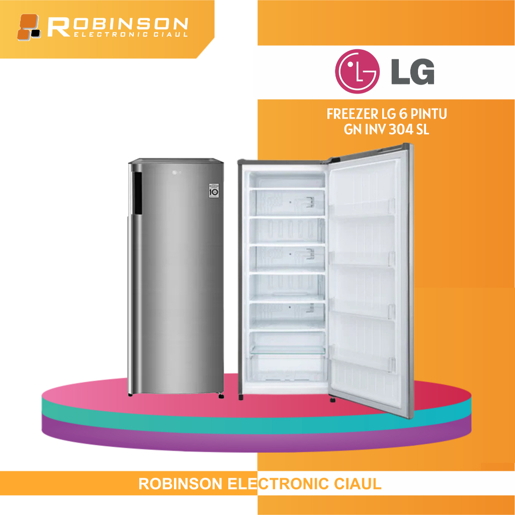 FREEZER LG GN 304 SL KULKAS FREEZER LG GN 304 SL KAPASITAS 171 LITER
