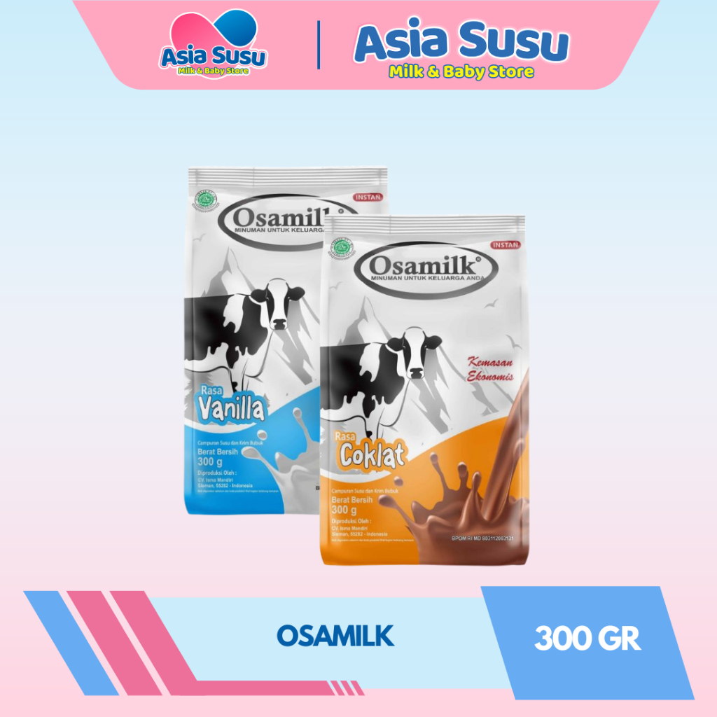 

Osamilk 300gr - Susu Penggemuk Badan Ampuh Original BPOM Terbukti Untuk Anak dan Dewasa