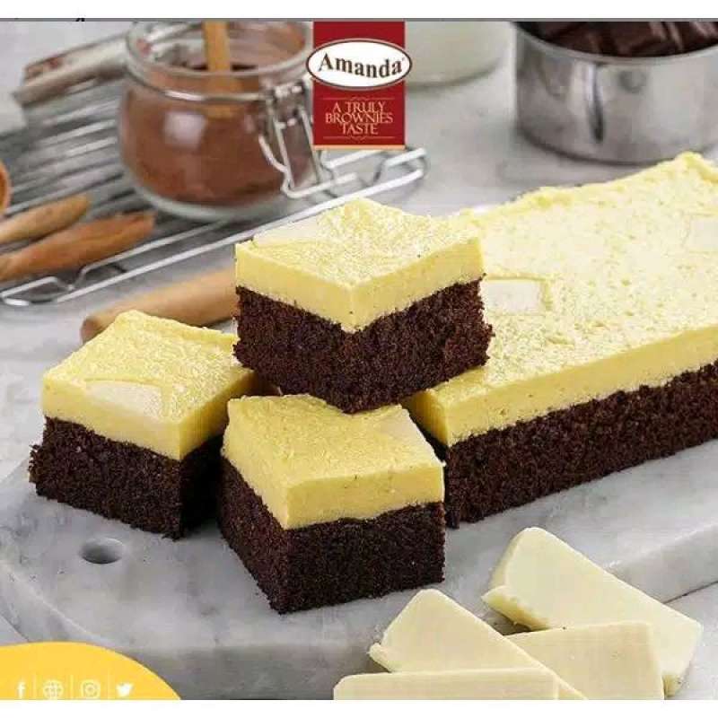 

Amanda Brownies - Cheese Cream oleh oleh Bandung | Cake Brownies | Brownies Kukus