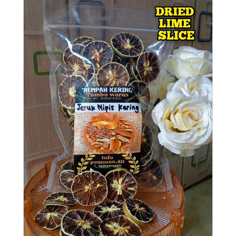 

JERUK NIPIS KERING 100 GRAM//DRIED LIME SLICE 100 GRAM//JERUK NIPIS KERING BANYAK MANFAAT UNTUK KESEHATAN 100 GRAM