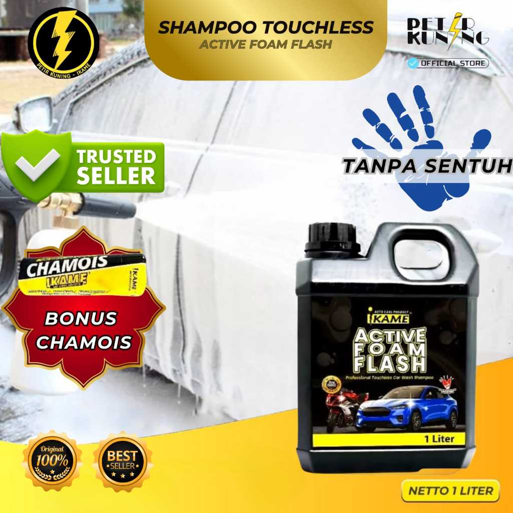 Shampo Touchless IKAME ORIGINAL 100% / Active Foam Flash / Shampo tanpa sentuh / Shampoo touchless