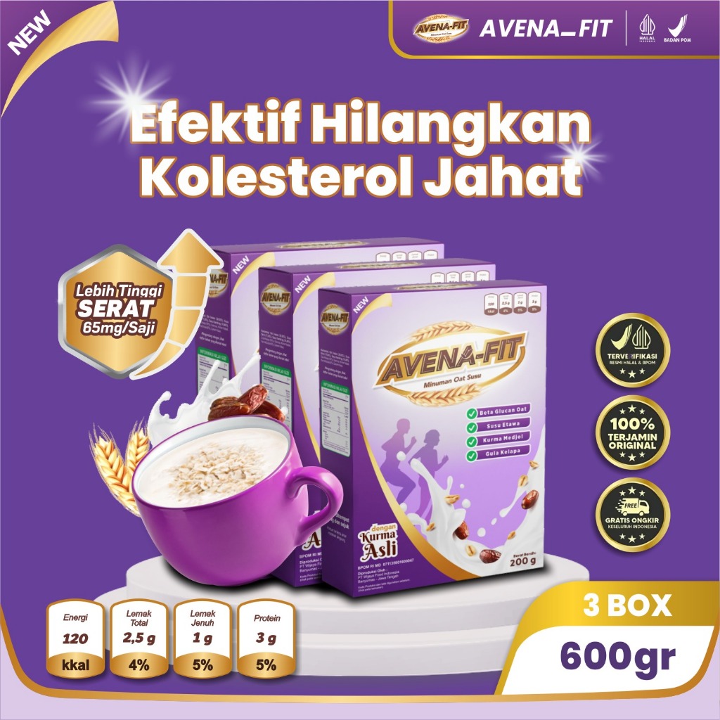 

Avena Fit Paket 3 Box Sereal Sehat Memenuhi Kebutuhan Nutrisi Harian