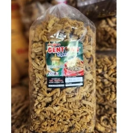 

krirpik usus gentong kemasan 250gr/500gr
