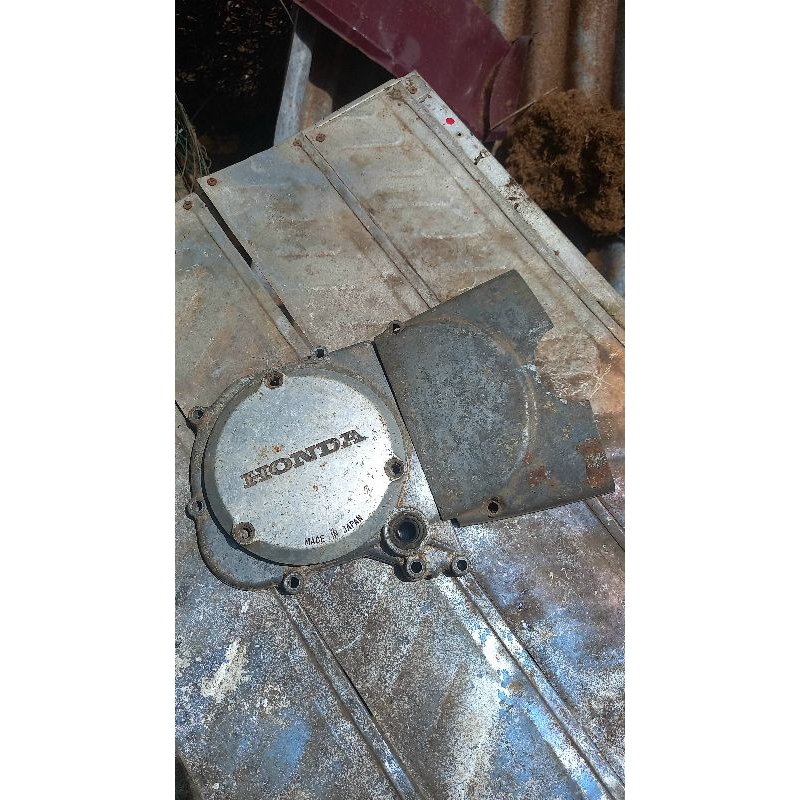 bak magnet/bak kalter magnet/bak kiri honda S90z Set tutup gear depan Original 2nd