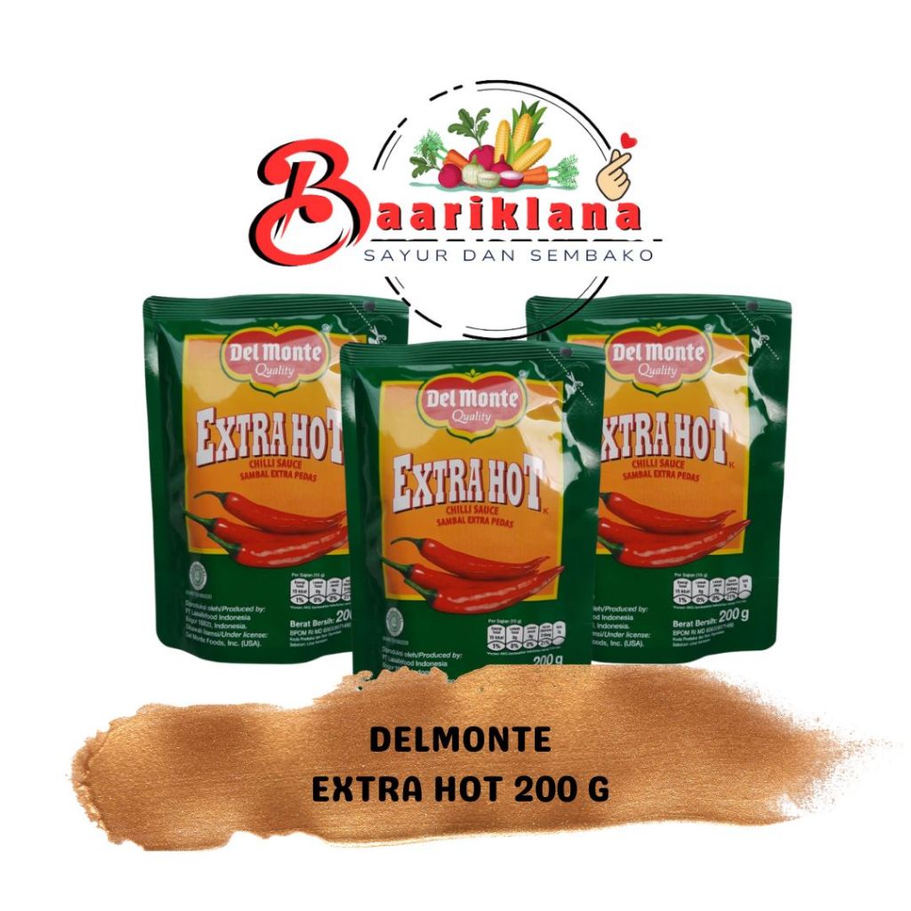 

DELMONTE SAOS EXTRA HOT 200 GRAM - TOKO BAARIKLANA