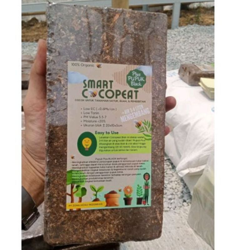 Media Tanam Cocopeat Blok Smart Cocopeat Cocopeat Low Ec Cocopeat Kotak, Cocopeat Balok