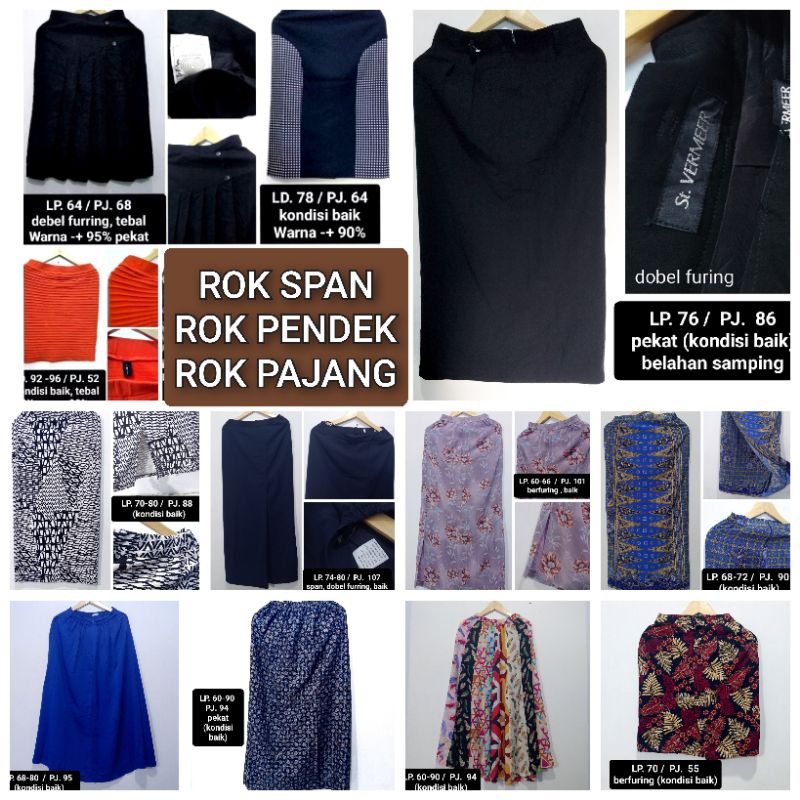 ROK PRELOVE ROK PANJANG ROK PENDEK
