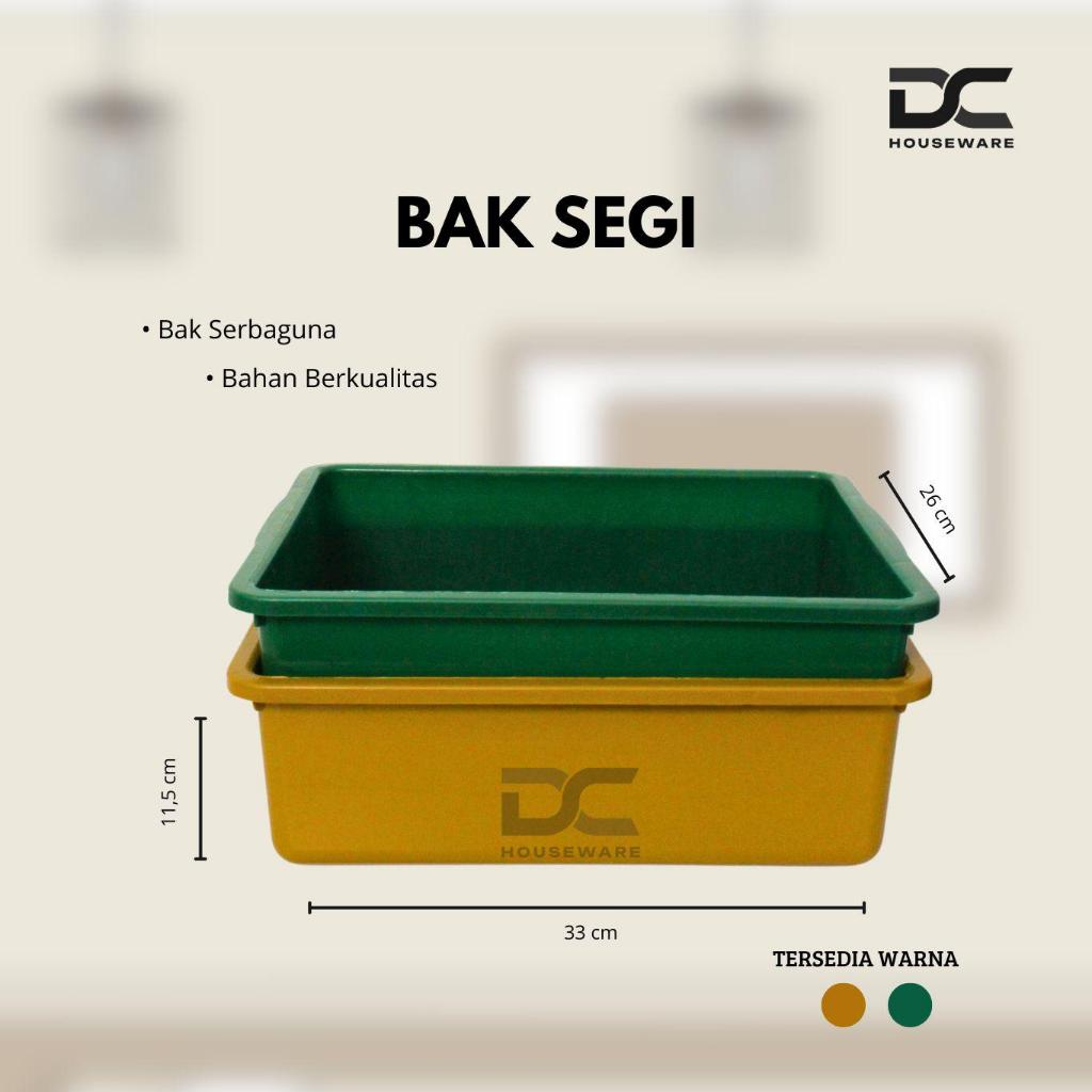 [ 1 PCS ] ( BAK SEGI ) - Baskom / Ember Bak Persegi Panjang Ember