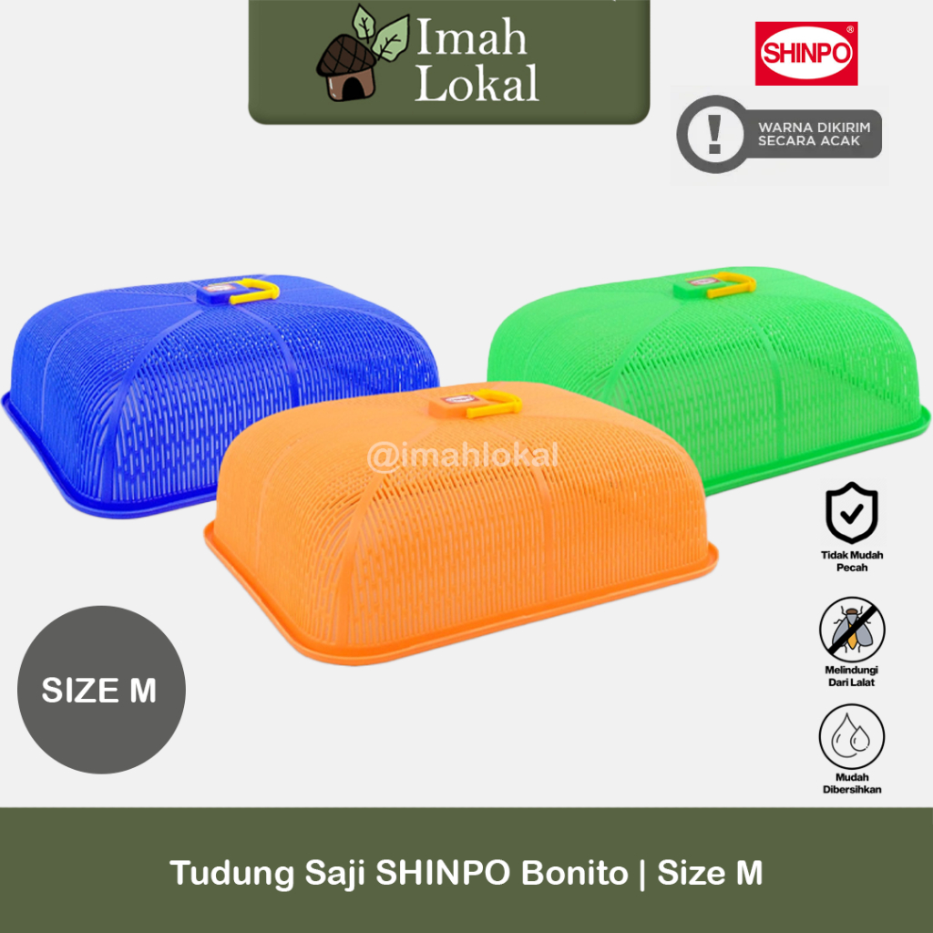 Tudung Saji SHINPO Bonita / Tudung Saji Plastik - M