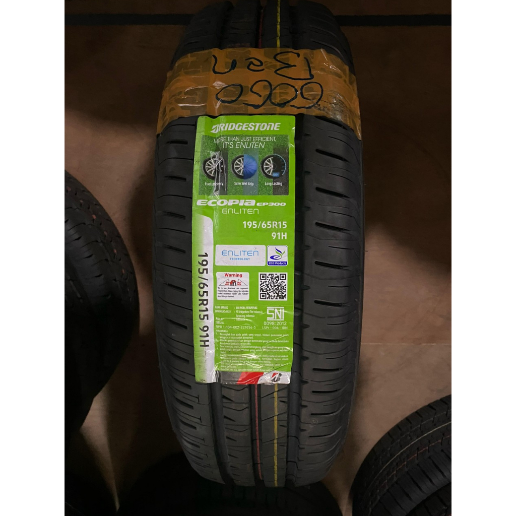 Ban Mobil Bridgestone 195/65 R15 Ecopia EP300 Enliten 91H 195/65/15 195 65 15 195/65R15 APV SPIN BS