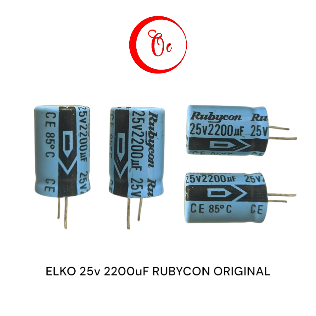 ELKO 25v 2200uf ELCO 25v 2200uf RUBYCON ORIGINAL