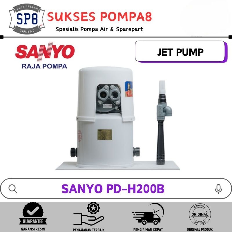 Pompa Air SANYO PD-H200B Otomatis / Pompa Air Jet Pump