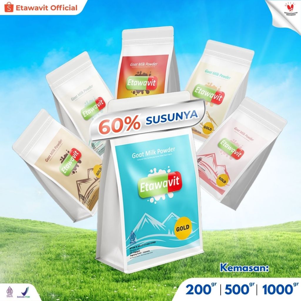 

Susu Kambing ETAWAVIT Menu Sehat dan Alami untuk Seluruh Anggota Keluarga