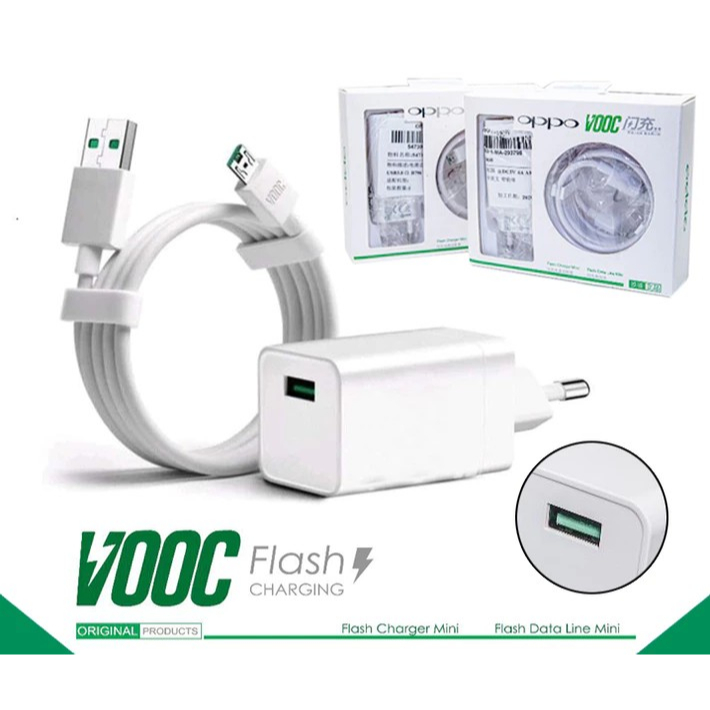 CHARGER OPPO VOOC MICRO FAST CHARGING ORIGINAL 100% Charger Oppo F9 F7 F1 F5 F3 Find