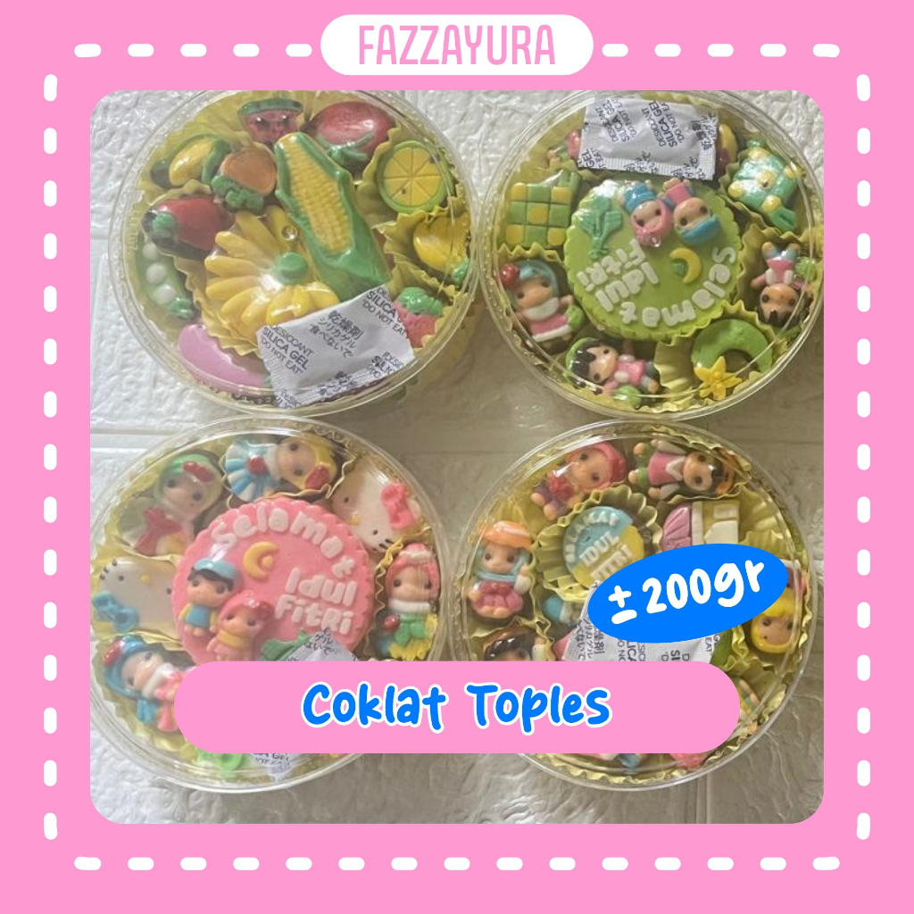 

Coklat karakter toples isi 200 gr