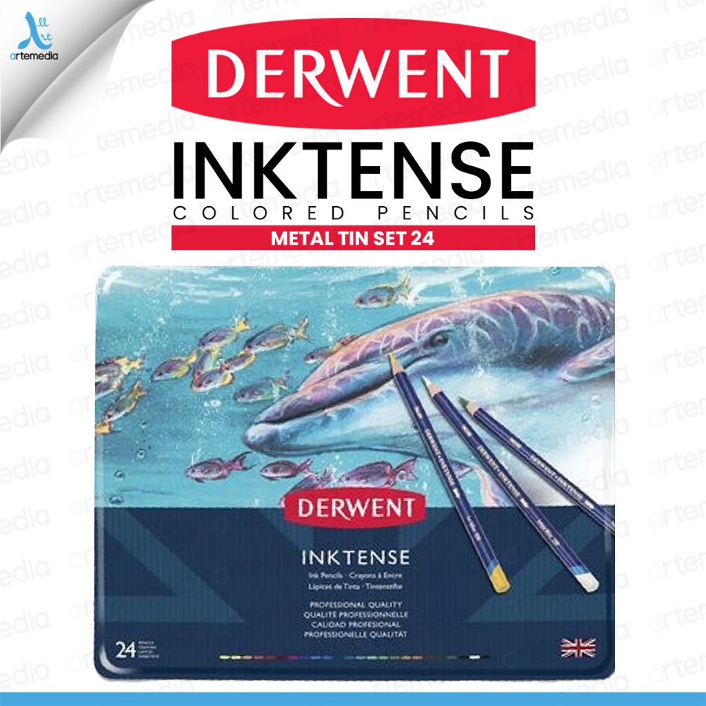 

Derwent Inktense Color Pencil Pensil Warna Set 24