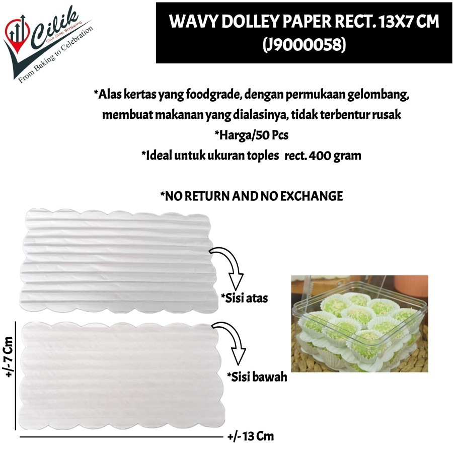 alas+kertas+gelombang+wavy+paper+dolley+toples+makanan+anti hancur+tidak rusak+anti remuk+empuk+kue 