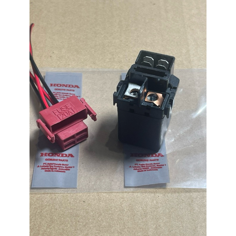 switch stater starter set soket CBR 150R CB 150R bendik stater relay stater CB 150 old original hond