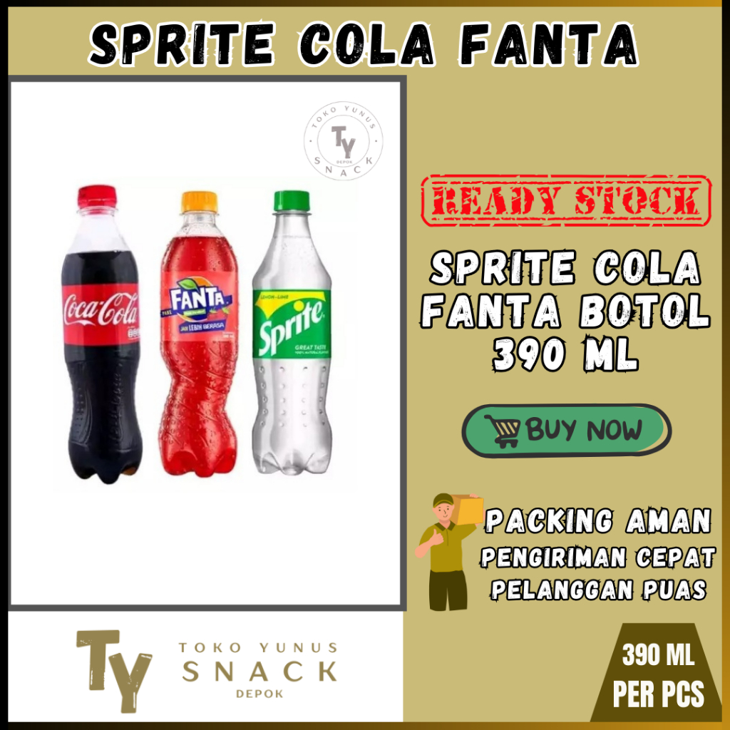 

COCA COLA / SPRITE / FANTA 390ML