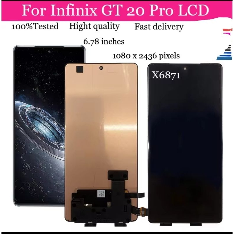 LCD TOUCHSCREEN INFINIX GT 20 PRO / X6871