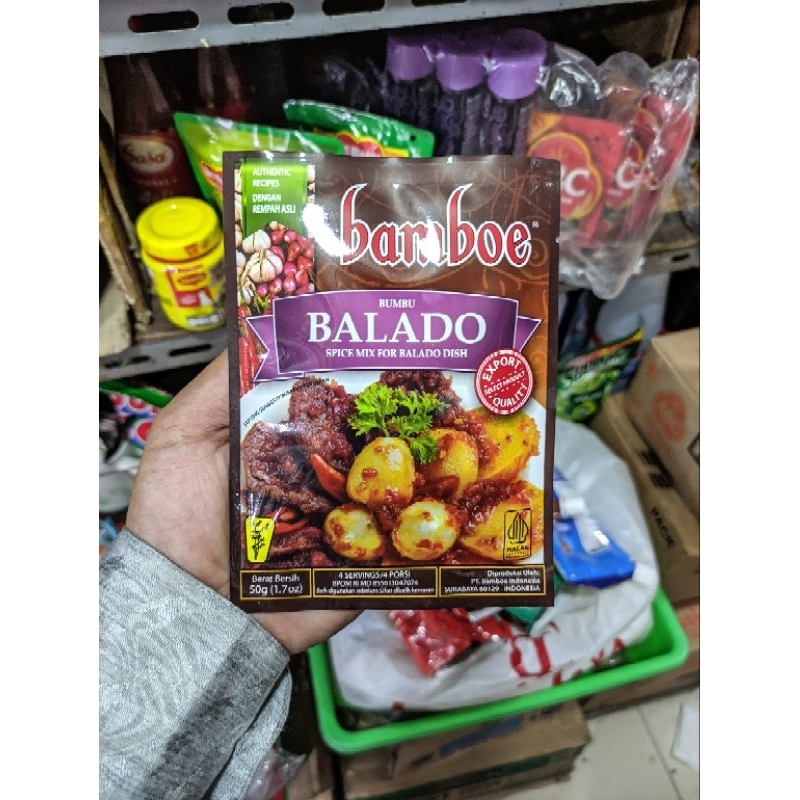 

Bumbu Instan Rasa Balado Cap Bamboe Masak Masakan Dapur