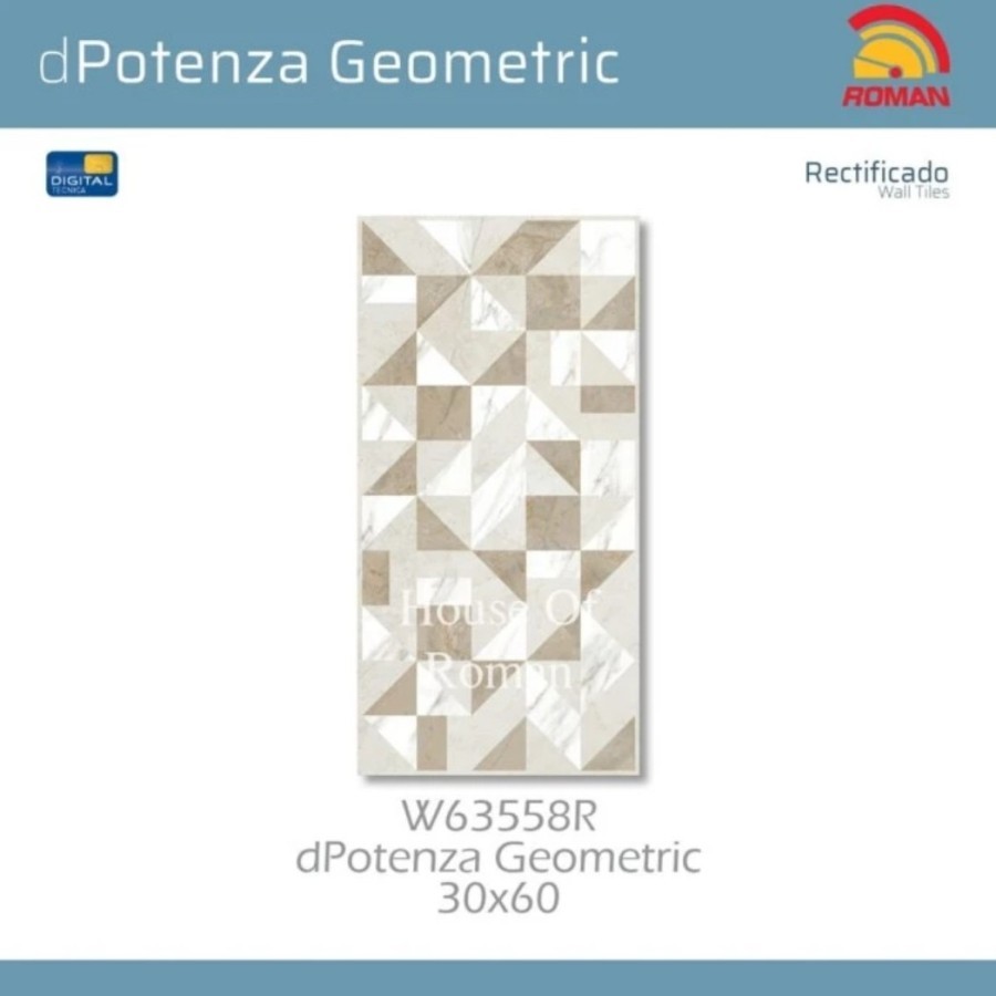 Roman Keramik W63558R dPotenza Geometric 30x60 Roman Keramik