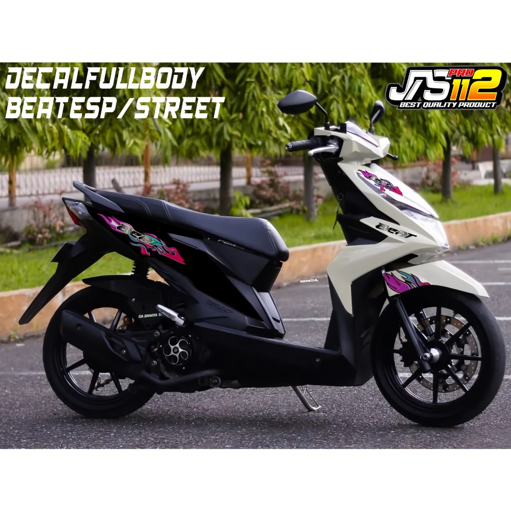 Decal Stiker Full Body Honda Beat Esp Street 2017 2018 2019 Variasi Sticker Stiker Honda Beat