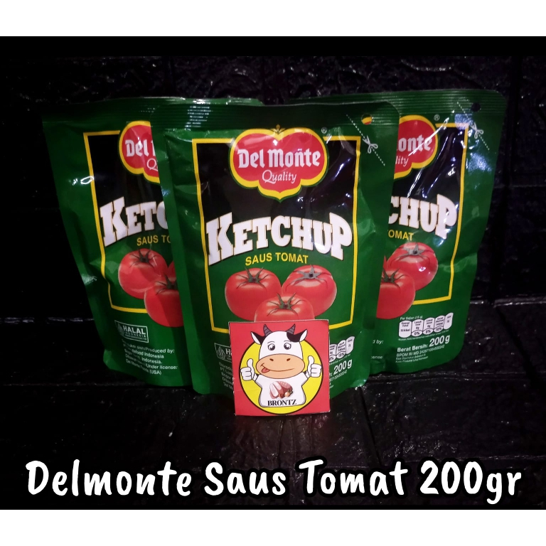

DEL MONTE SAUS TOMAT/EXTRA HOT 200GR/1KG-BUMBU MASAK SAUS-BRONTZ JOGJA