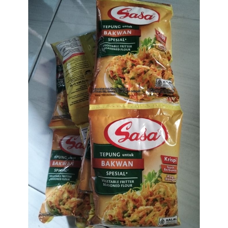 

SASA Tepung Spesial Bakwan 1renceng isi 10pcs @90gr