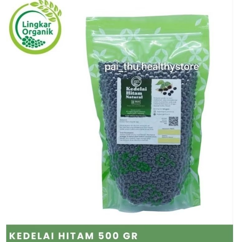

Lingkar Organik Kacang Kedelai Hitam- Kacang Kedelai Hitam Organik@500gr/pack