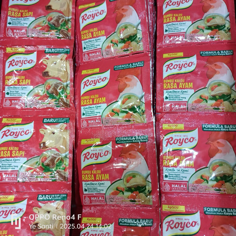 

Royco Sachet 8g, 1rtg (Isi 12)