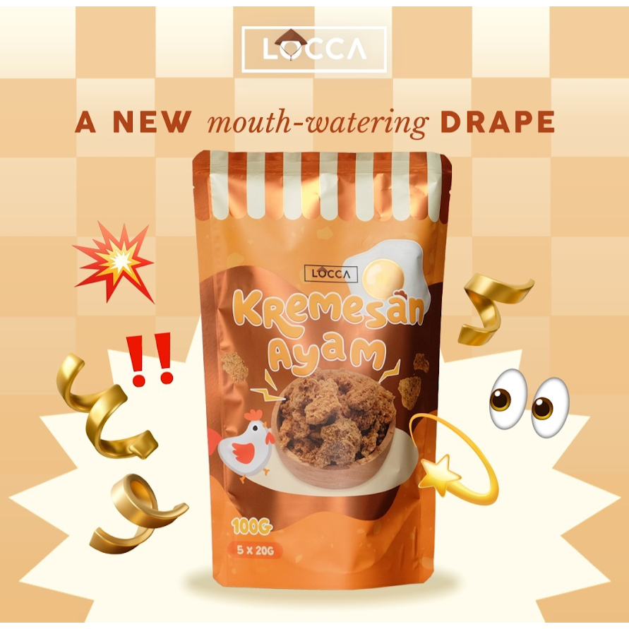 

Locca Kremesan Ayam | Snack & Makanan Pendamping Si Kecil