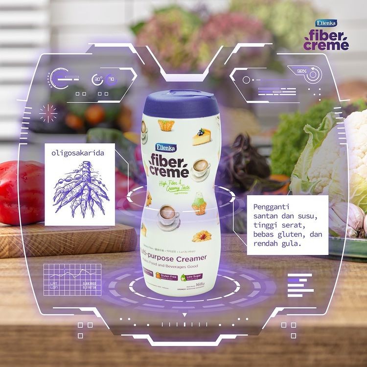 

IO Fiber Creme Ellenka 168 gram Krimer Serba Guna Pengganti Santan dan Susu Tinggi Serat I