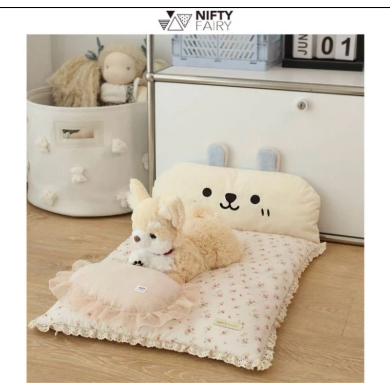 Nifty Fairy Rectangular Bed premium korean bed anjing kucing