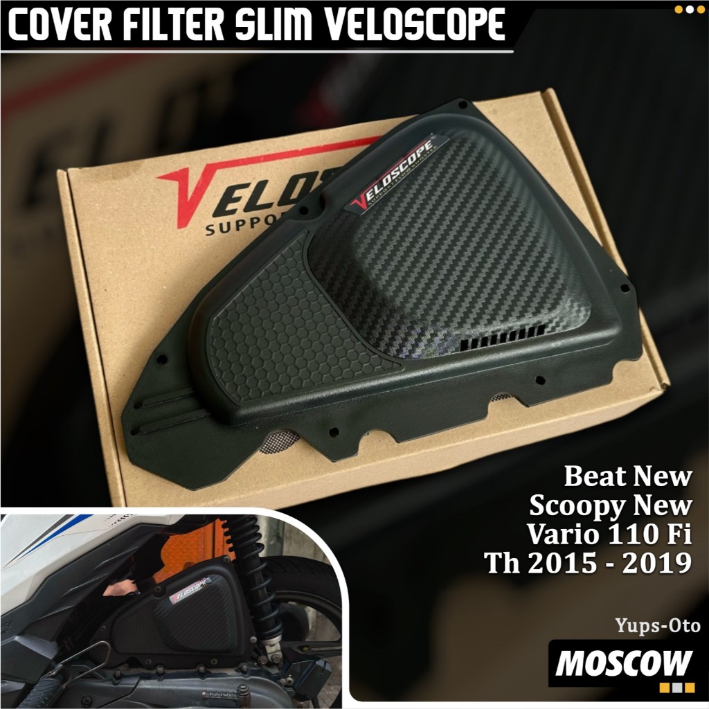 COVER TUTUP BOX FILTER SLIM BEAT NEW FI STREET POP ESP ECO 2015 - 2019 / TUTUP BOX FILTER VARIO 110 