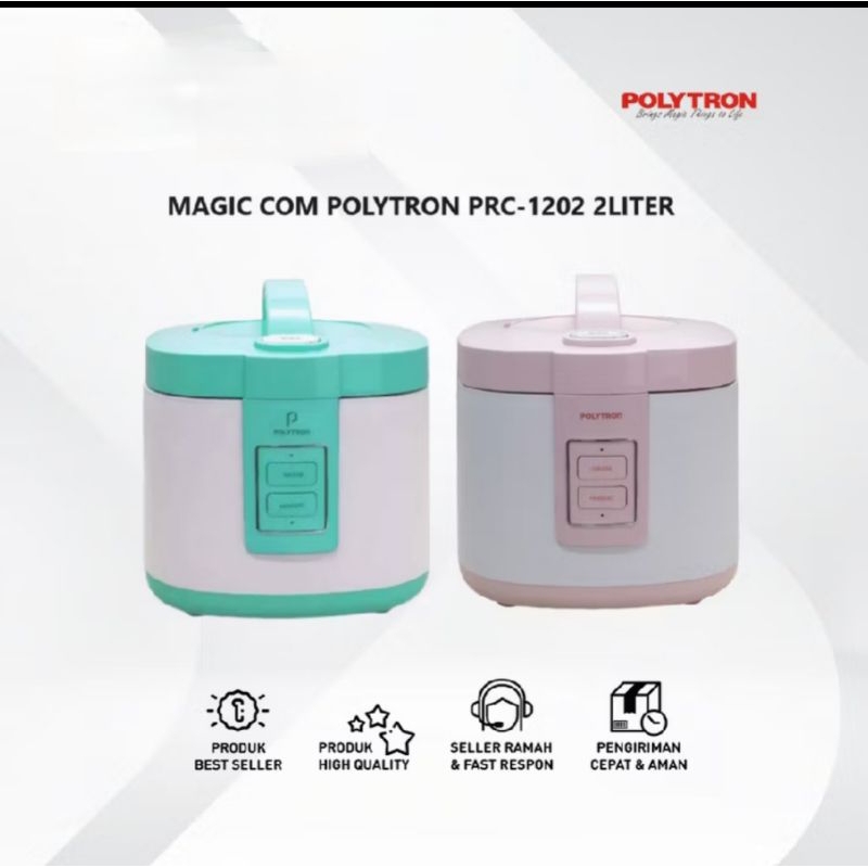 Rice Cooker / Magic Com Polytron PRC-1202 Anti Lengket