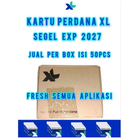 Kartu Perdana XL 1 BOX (50 pcs)