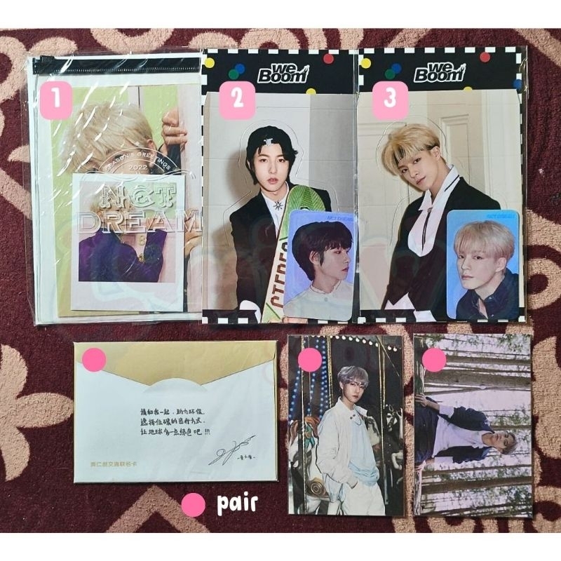 (official) Standee We Boom NCT DREAM Jeno Renjun photopack season greeting sg22 postcard china